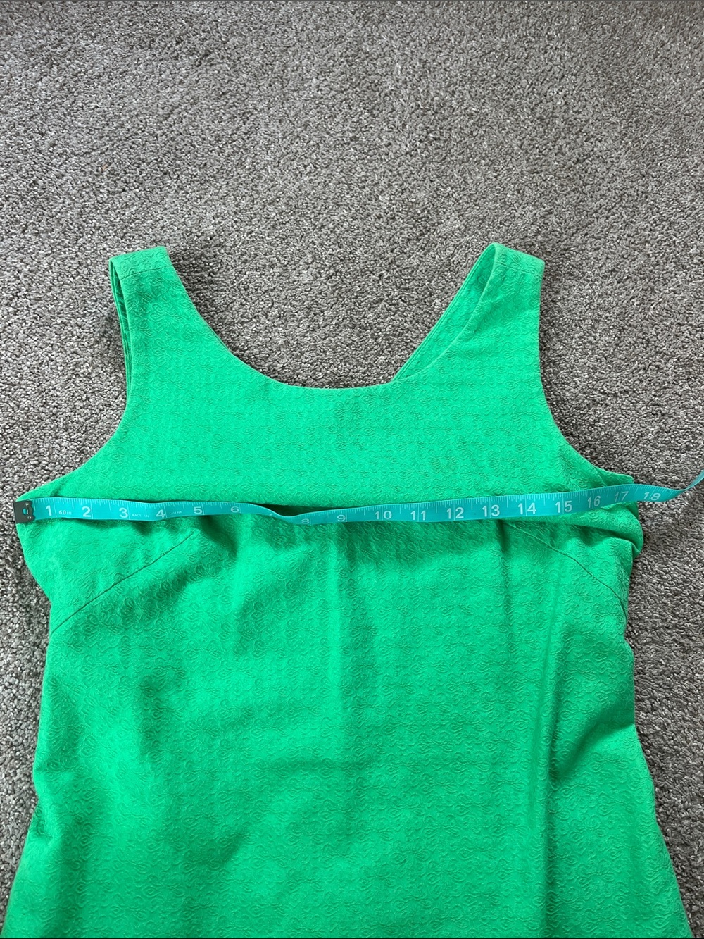 🍀🌼☘️Lilly Pulitzer sz4 Daisy Embossed Green Shift Embroidered Hem Bows WOW! EUC - Picture 7 of 13